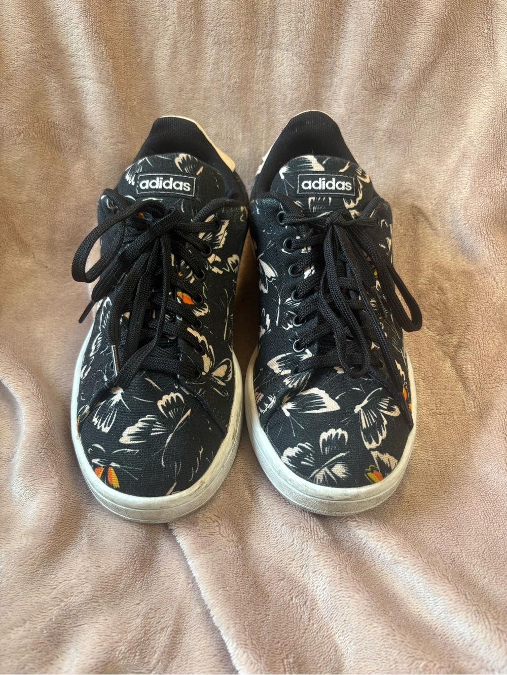 Adidas x FARM Rio Advantage Butterfly Sneakers Black Women’s 7.5 EF0133